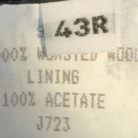 Gianfranco Ruffini Jacket Mens 43R Notched Lapel Wool Blazer Sport Coat Jacket - Picture 10 of 10